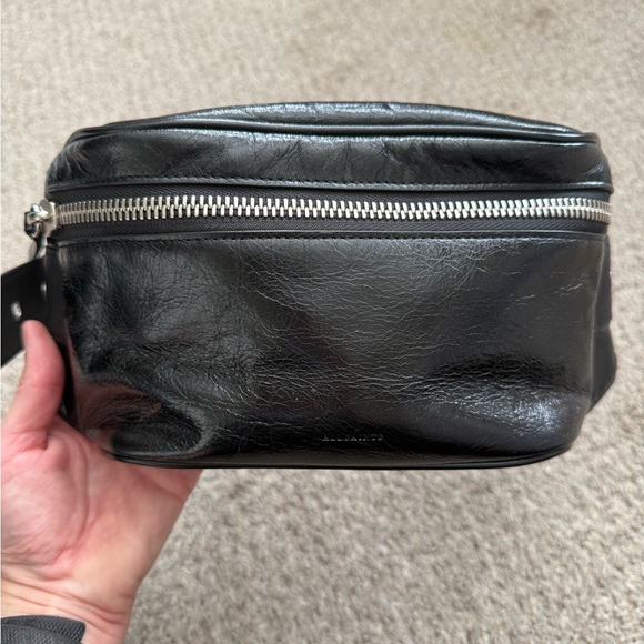 Allsaints Black Leather Belt Bag - Picture 5 of 5
